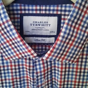 Charles Tyrwhitt Gingham Slim Fit - 17/35